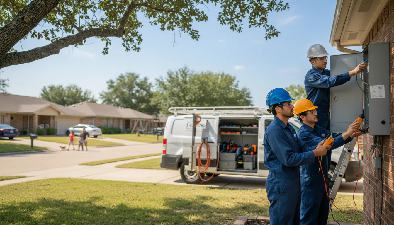 Certified electrician providing emergency electrical services in Alburnett, IA